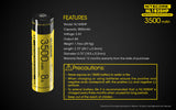 NL1835HP 18650-Based High Performance Rechargeable Battery