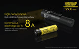 NL1835HP 18650-Based High Performance Rechargeable Battery
