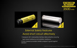 NL1835HP 18650-Based High Performance Rechargeable Battery