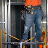 Prevent Harm to those below you with the KEY-BAK Pro 3 lb. Retractable Tool Lanyard and “STOP THE DROPS”. Designed for Dropped Object Prevention confidently tether tools up to 3 lbs. to you, your harness, ladder, lift or the structure so an accidental dropped tool doesn’t injure a friend, coworker or teammate.