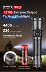 XT21X Pro USB-C Rechargeable LED Flashlight CREE XHP70.2 4400 LM