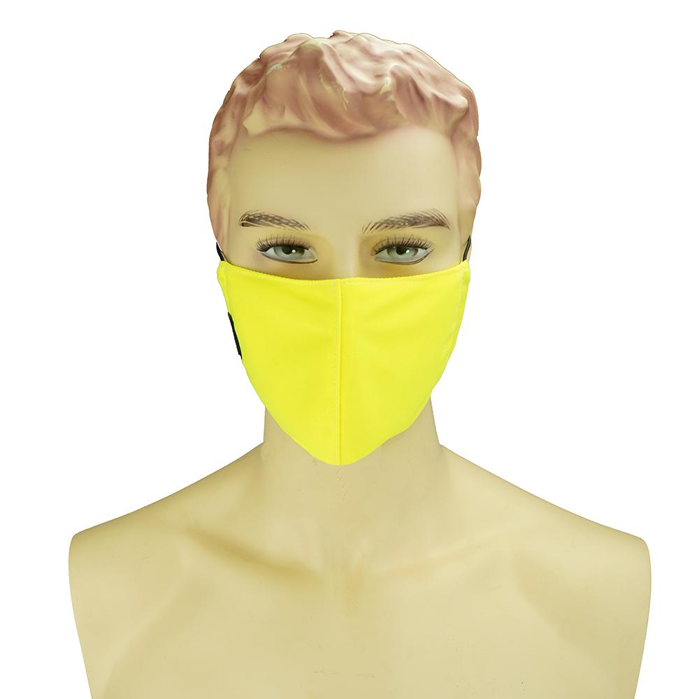 Yellow Computer Mask Protection Fusion Aura 2-Layer+ Mask Safety Yellow - Washable