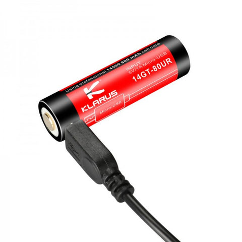 14GT-80UR Charging High Discharge 14500 Lithium-Ion Battery