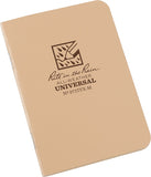 No. 971TFXM Mini Stapled Notebook 3 Pk 4-1/4 x 4-5/8 Tan
