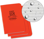 No. OR71FXM Mini Stapled Notebook 3 Pk 4-1/4 x 4-5/8 Orange