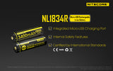 NL1834R 18650-Based Rechargeable Battery
