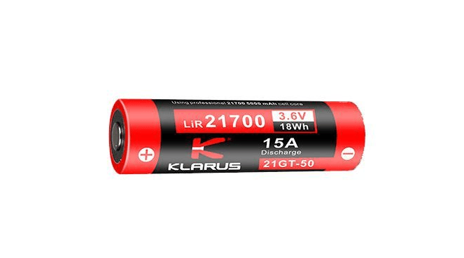 KLARUS 21GT-50 5000mAh 21700 Power Lithium-ion Battery – KLARUS Store
