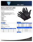 2920 Industrial Grade Powder-Free Nitrile Disposable Gloves, Beaded Cuff, 5 mil