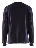 For those warmer days when a heavy fabric is less than ideal, we created a lighter FR option. Flame resistant protection is always improved with layering. With this CAT 2 rated long-sleeve T-shirt layering is not only possible, it's comfortable. Now whether you're layering for extra protection or just working light, you can trust that We've got your back.