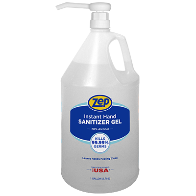 Instant Hand Sanitizer 70% Alcohol, 1 gallon, with Pump