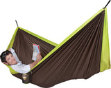 Double Travel Hammock Green