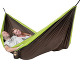 Double Travel Hammock Green