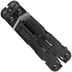 The outward-opening components are easily accessible with the multi-tool closed and will lock securely open. When closed, the PowerAccess has a centered, magnetic hex bit driver that can utilized any widely available ¼” hex bit.