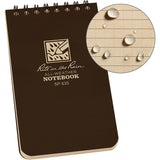 No. 435 Top Spiral Notebook 3x5 Brown