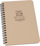 No. 973T Side Spiral Notebook 4-7/8 x 7 Tan