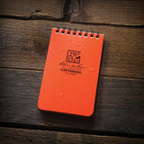 No. OR35 Top Spiral Notebook 3x5 Orange