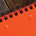 No. OR73 Side Spiral Notebook 4-7/8 x 7 Orange