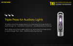 NITECORE TIKI LE MINI FUTURISTIC KEYCHAIN LIGHT