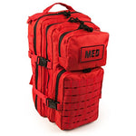 Our Tactical Trauma Kit #3 is all in one backpack with a spacious compartments for easy access to the contents. This backpack is designed and used by professionals, with cushioned shoulder straps to make the carrying load more comfortable to wear. Complete with the essentials but room for you to customize and make your own perfect med kit.