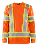 This isn’t your ordinary hi-vis t-shirt. This CSA Class 2 approved T-shirt is a technical marvel that features an anti-odor treatment and UV protection for those long hot days in the sun. Plus, its bright yellow color and highly-reflective stripes will keep you noticed from all angles, even on the busiest job sites.