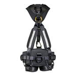 This Y-shaped harness comes fully equipped with 3D EVA Foam padding and six points of connection. The D-ring in the back allows for free movement and pivoting while in a suspended position.
